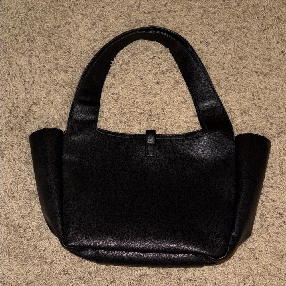 YSL Black Leather Tote Bag - Picture 2 of 8